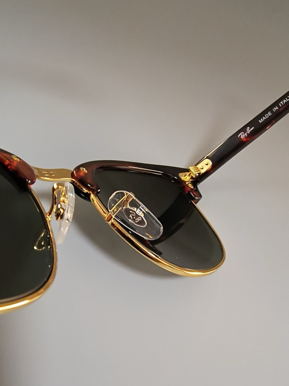 NWOT Ray-Ban RB3016 CLUBMASTER Women's Polished Tortoise Sunglasses - Picture 5 of 7